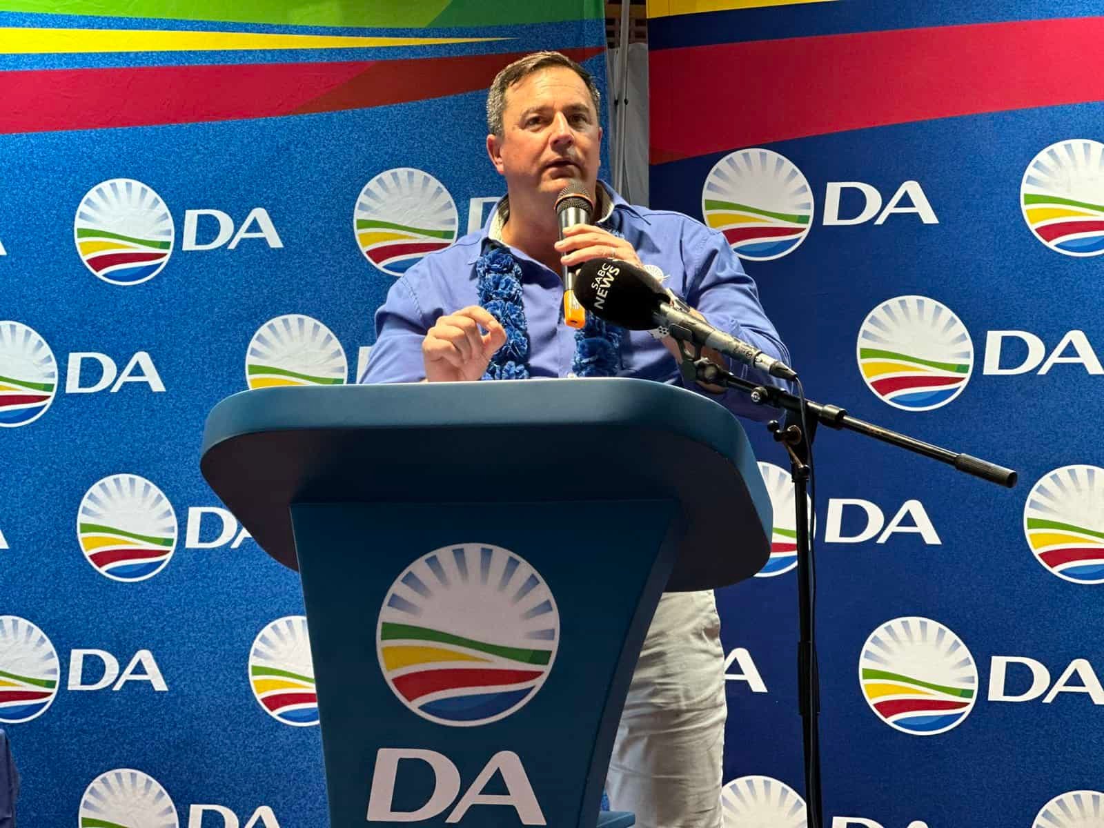 DA leader John Steenhuisen