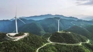 China Windmill Park in Zhejiang