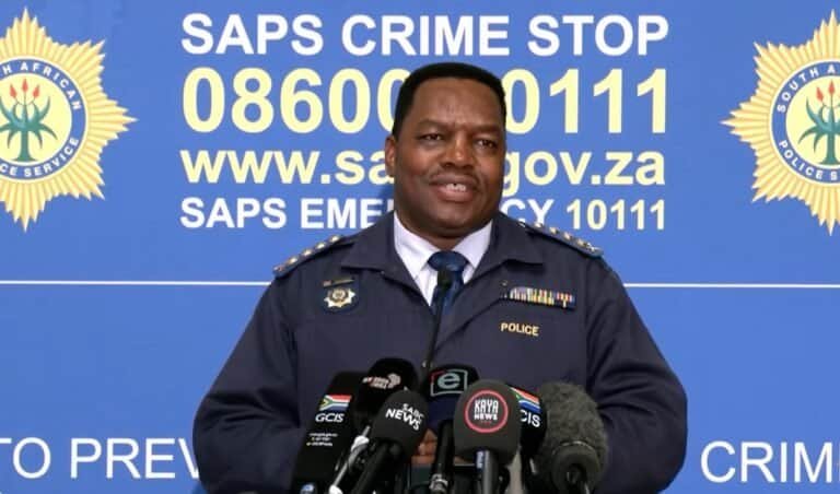 National Police Commissioner General Fannie Masemola