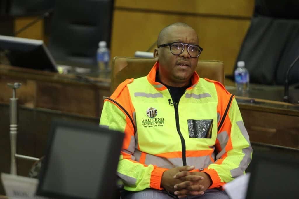 Gauteng Provincial Legislature Portfolio Committee on Community Safety chairperson Bandile Masuku