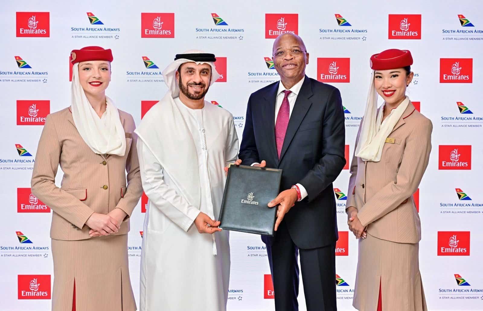 South African Airways and Emirates