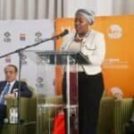 Minister Maropene Ramokgopa delivers the keynote address at the National Evaluation Seminar held from 19 to 20 November 2025