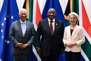 South Africa Receives EU Leaders