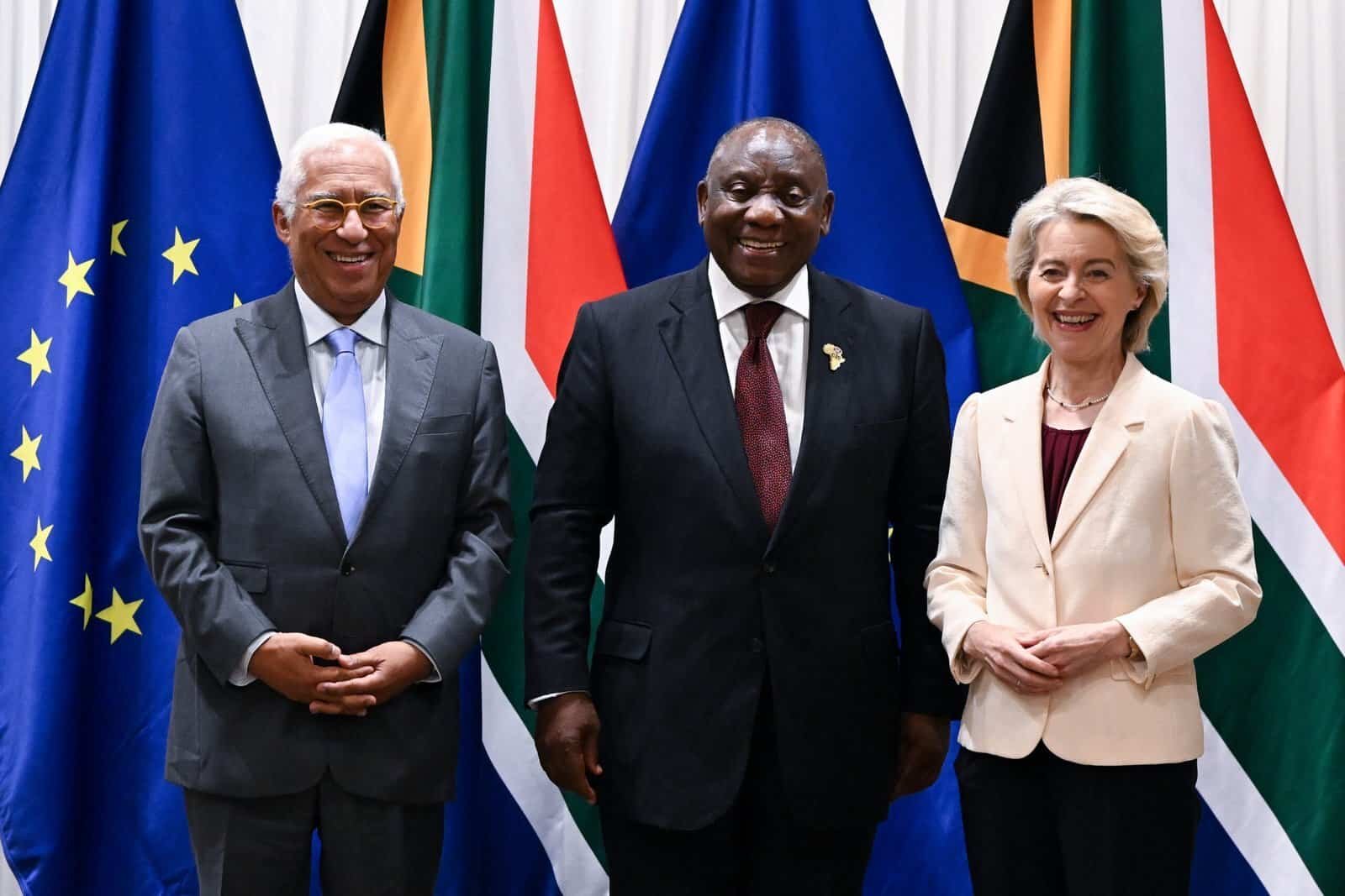 South Africa Receives EU Leaders