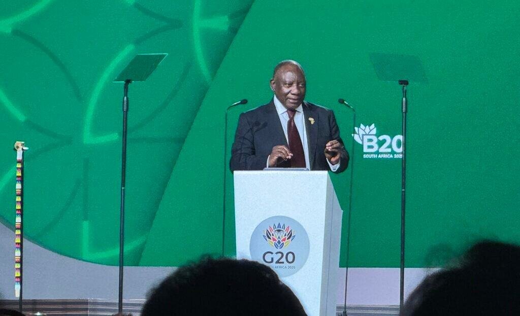 Ramaphosa at B20 Summit