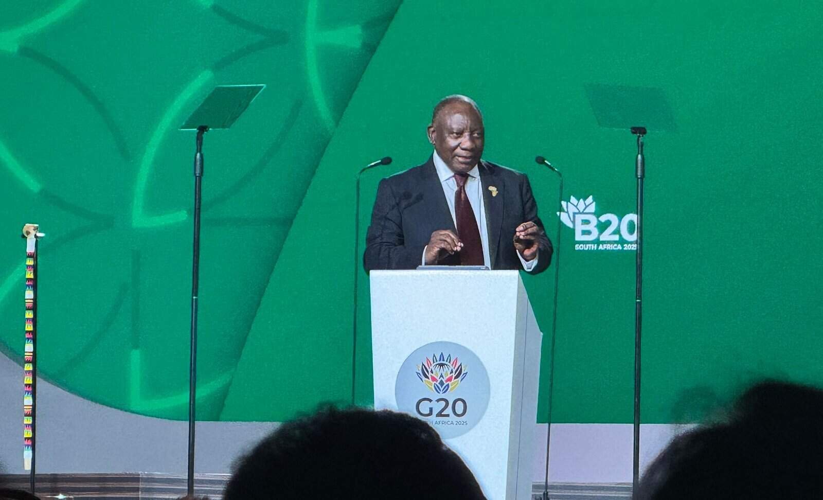Ramaphosa at B20 Summit
