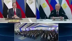 Presidents of Russia and Egypt