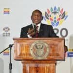 South African President Cyril Ramaphosa at G20