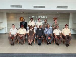 Deputy Minister of Defence and Military Veterans Bantu Holomisa at the outh African Military Health Service (SAMHS) Hospital