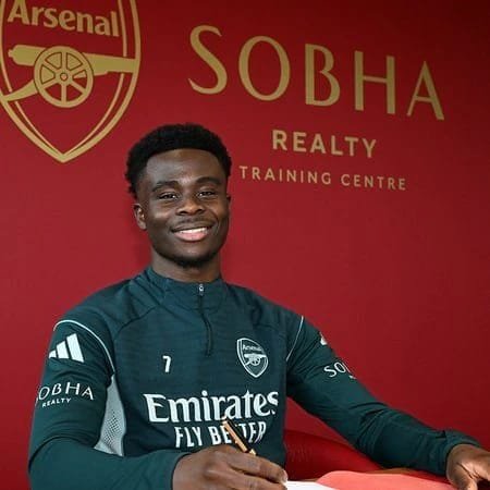 Arsenal star player Bukayo Saka