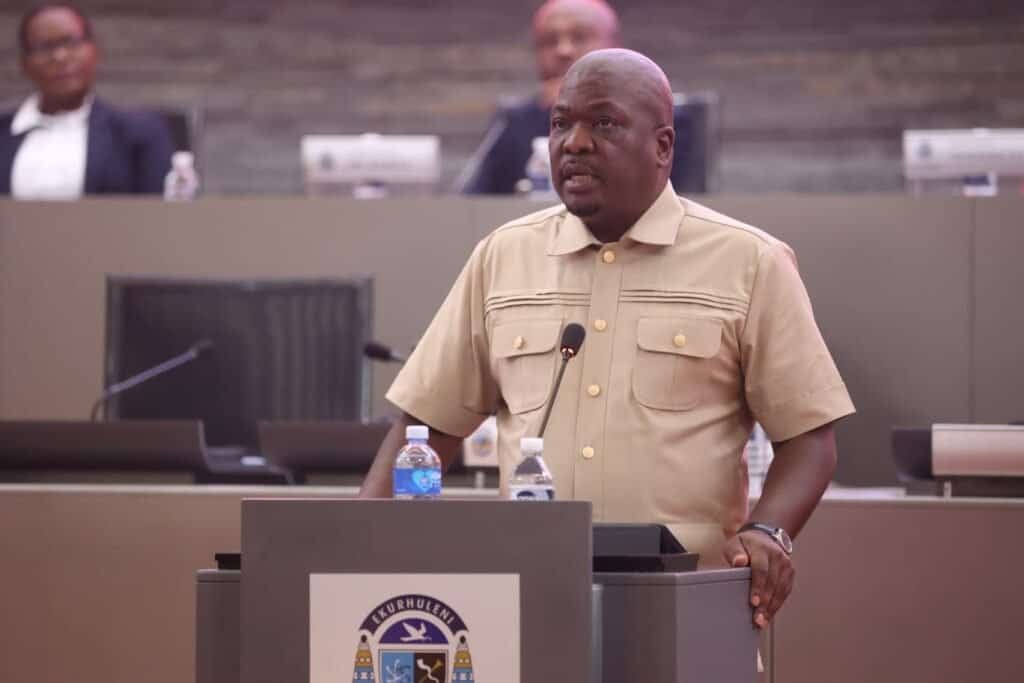 City of Ekurhuleni Executive Mayor Nkosindiphile Xhakaza