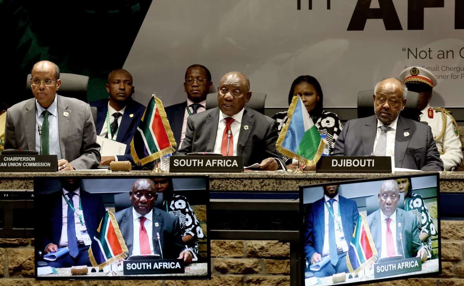 President Cyril Ramaphosa at the C5 Meeting at the level of Heads of State in Addis Ababa, Ethiopia.