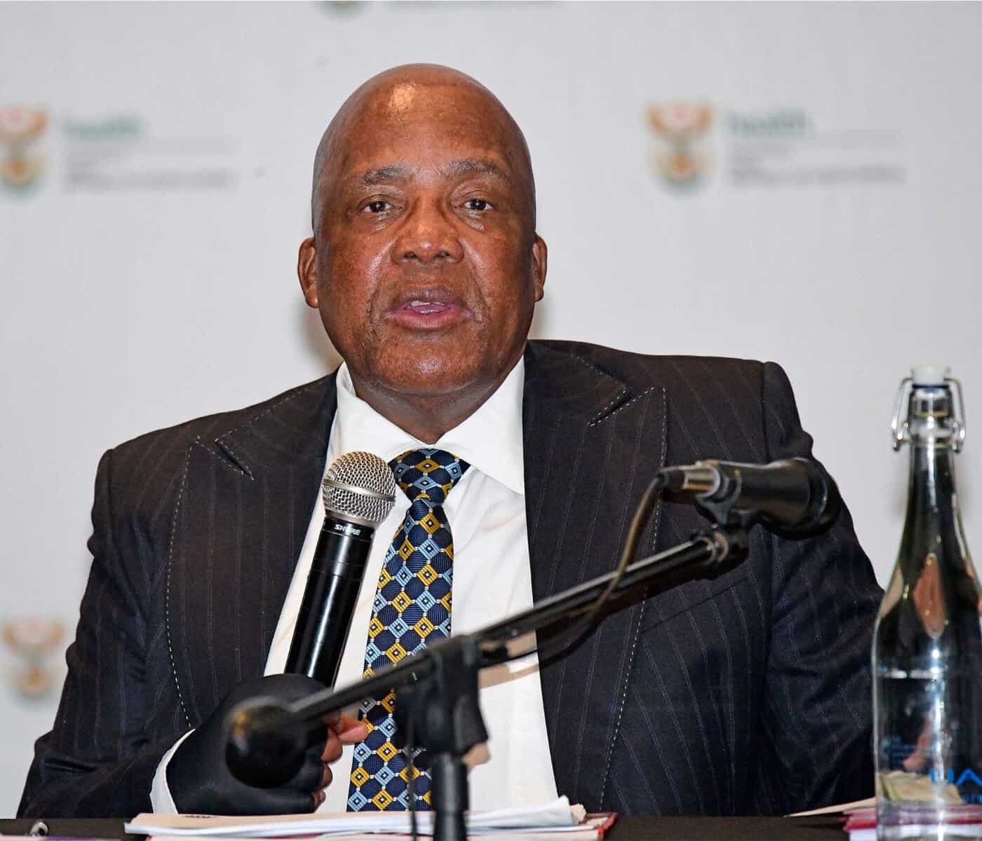 Health Minister Aaron Motsoaledi