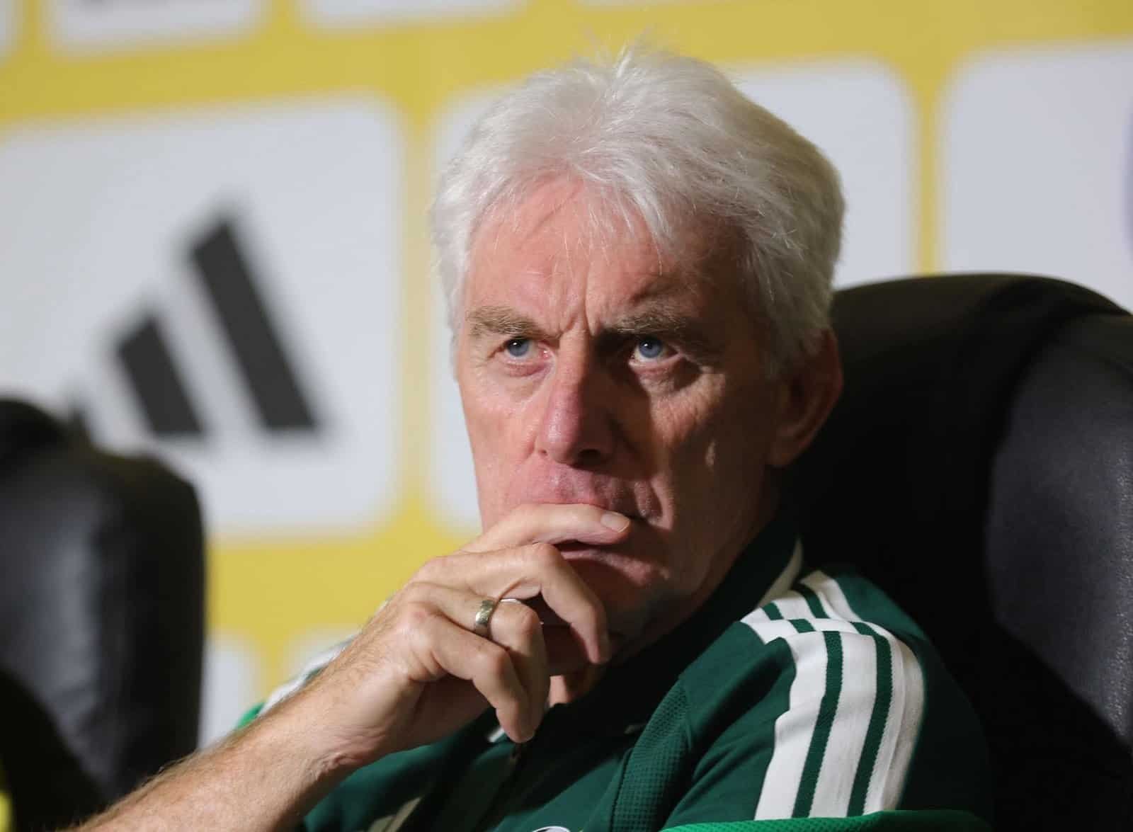 Bafana Bafana head coach Hugo Broos