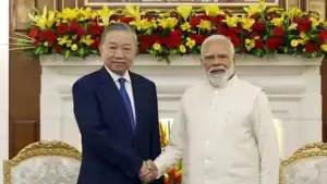India and Vietnam Set US$25 Billion Trade Target by 2030. Prime Minister Narendra Modi following talks in New Delhi with Vietnam’s President To Lam.