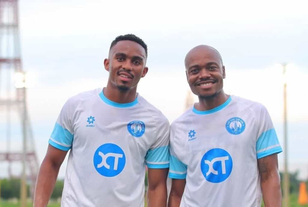 South Africans Percy Tau and Njabulo Blom Clubless