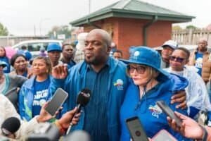 DA Leader Solly Msimanga with Hellen Zille