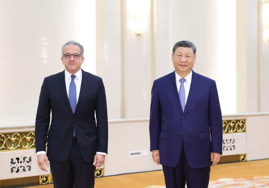 Xi Jinping meets with Khaled El-Enany