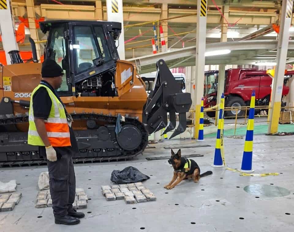 South African law enforcement agencies, SARS Customs officials and the Hawks, have seized 30 bricks of cocaine aboard a vessel at the Port of Durban, just days after intercepting an estimated 90kg of cocaine concealed in trucks arriving from Brazil.