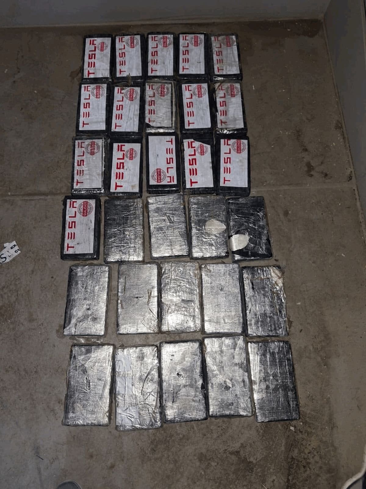 This is a photo of the 30 bricks of cocaine seized aboard a vessel at the Port of Durban on Tuesday, 09 June 2026.