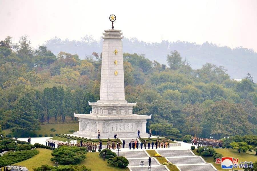 Friendship Tower in Pyongyang