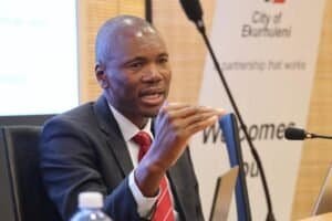 City of Ekurhuleni Finance and Strategy MMC Jongizizwe Dlabathi