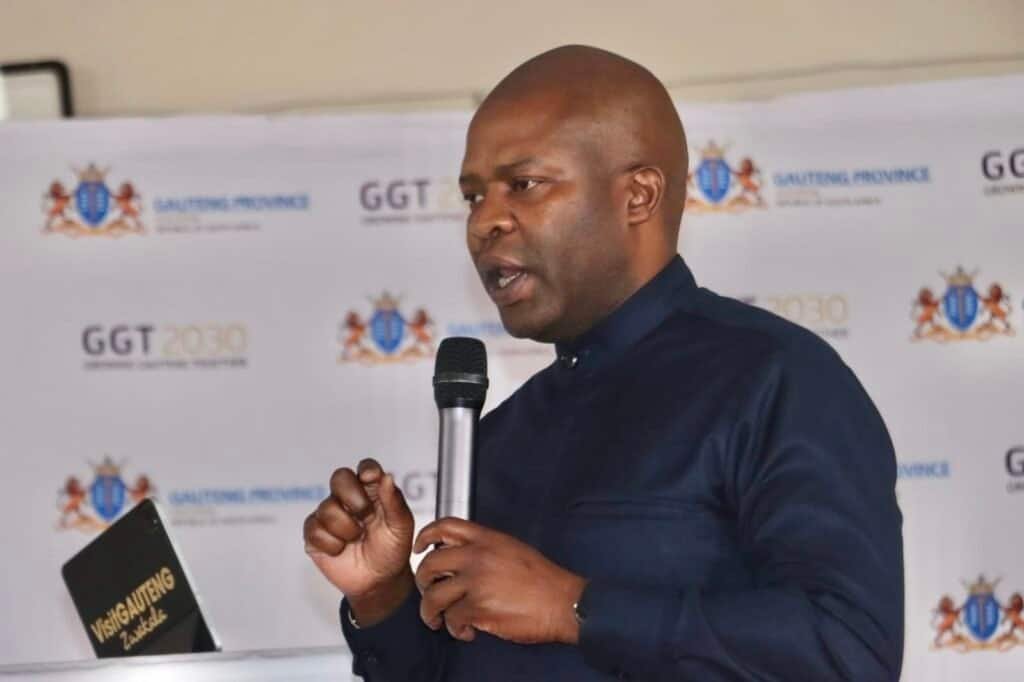 Gauteng MEC for Education Lebogang Maile