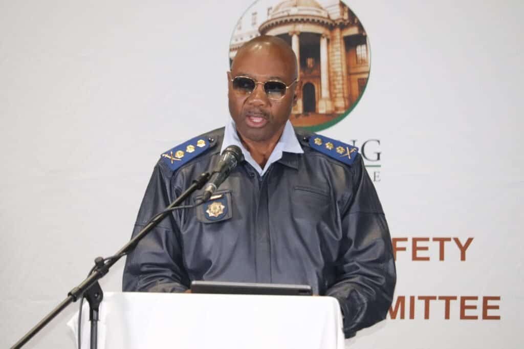 Gauteng Police Commissioner Lieutenant General Tommy Mthombeni