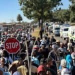 South Africa Anti-immigration group March and March
