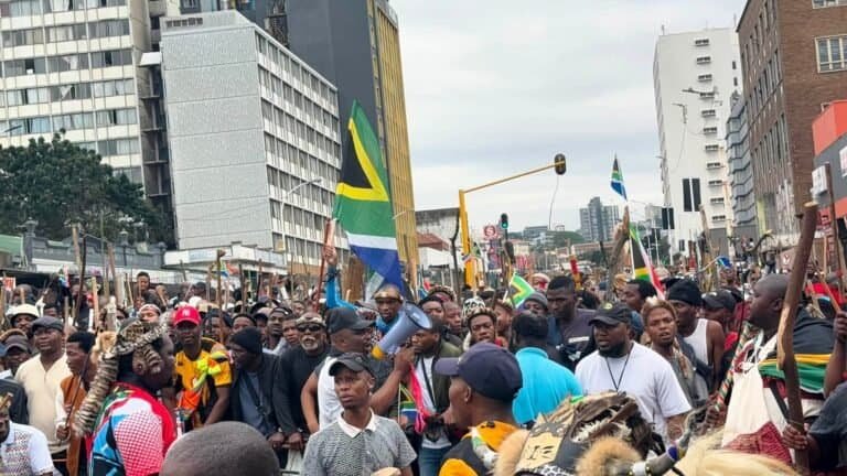 March and March against illegal immigration in South Africa