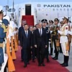 Pakistani Prime Minister Shehbaz Sharif arrives in Beijing, capital of China,
