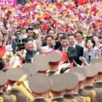Xi Jinping with Kim Jong Un