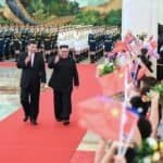 Xi Jinping with Kim Jong Un