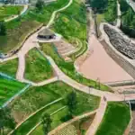 Kebena River in Addis Ababa, Ethiopia