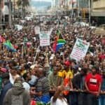 SAPS at March and March Movement