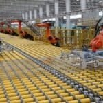A full automation production line is pictured at a PV glass company in southwest China's Guizhou Province, Jan. 27, 2026. (Photo by Yu Tianying/Xinhua)