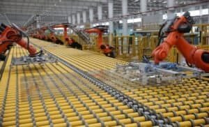 A full automation production line is pictured at a PV glass company in southwest China's Guizhou Province, Jan. 27, 2026. (Photo by Yu Tianying/Xinhua)