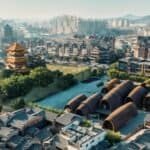 This file photo taken on Jan. 17, 2025 shows a view of the Taoyangli Historical and Cultural Block in Jingdezhen, east China's Jiangxi Province. The United Nations Educational, Scientific and Cultural Organisation (UNESCO) added China's Jingdezhen Handicraft Porcelain Industry Sites to the World Heritage List on Saturday during the 48th session of the World Heritage Committee held in Busan, South Korea. The inscription brings the total number of World Heritage sites in China to 61. (Xinhua)