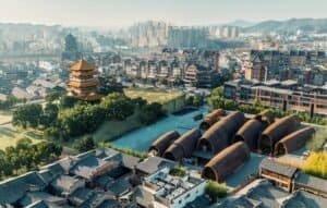 This file photo taken on Jan. 17, 2025 shows a view of the Taoyangli Historical and Cultural Block in Jingdezhen, east China's Jiangxi Province. The United Nations Educational, Scientific and Cultural Organisation (UNESCO) added China's Jingdezhen Handicraft Porcelain Industry Sites to the World Heritage List on Saturday during the 48th session of the World Heritage Committee held in Busan, South Korea. The inscription brings the total number of World Heritage sites in China to 61. (Xinhua)