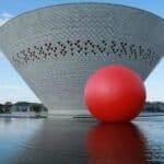 This photo taken on May 8, 2026 shows a bowl-shaped building in Jingdezhen, east China's Jiangxi Province. (Xinhua)