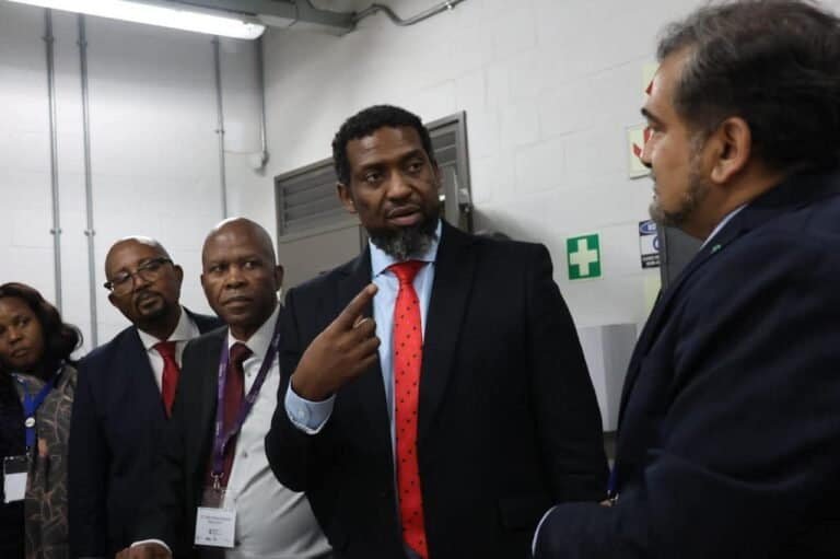 Higher Education and Training Minister Buti Manamela at the Cape Peninsula University of Technology (CPUT)