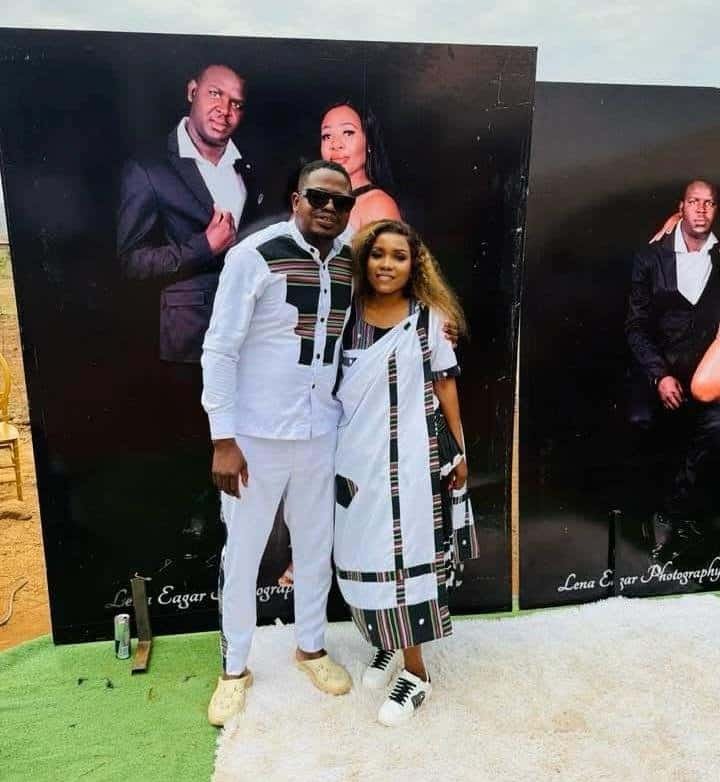 Charlotte Tibana with Peter Nonyane