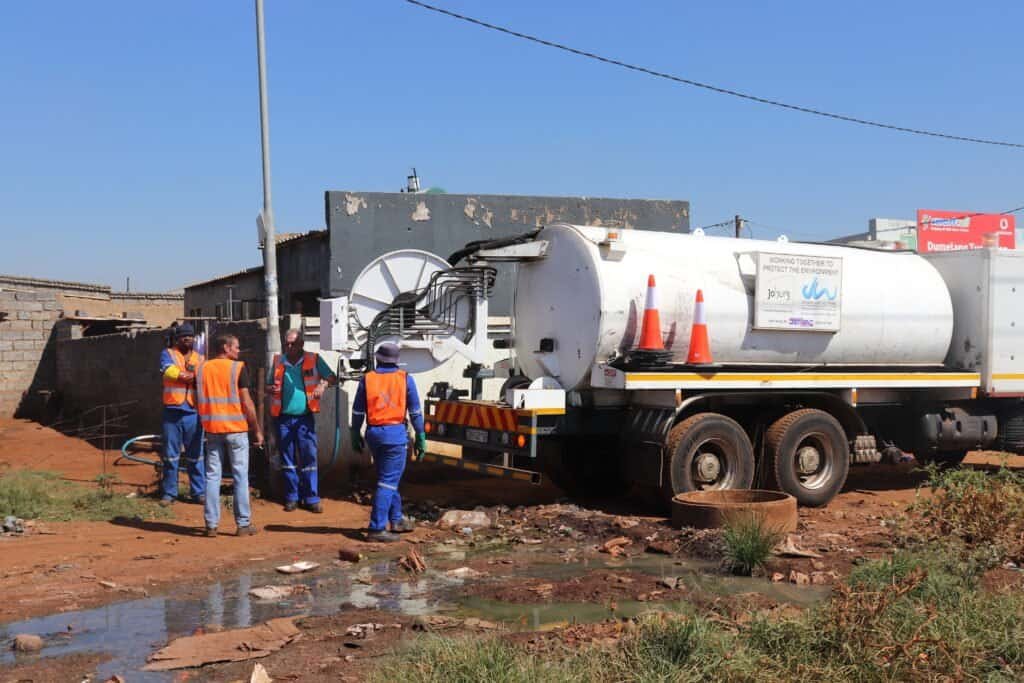 Johannesburg Water tanker