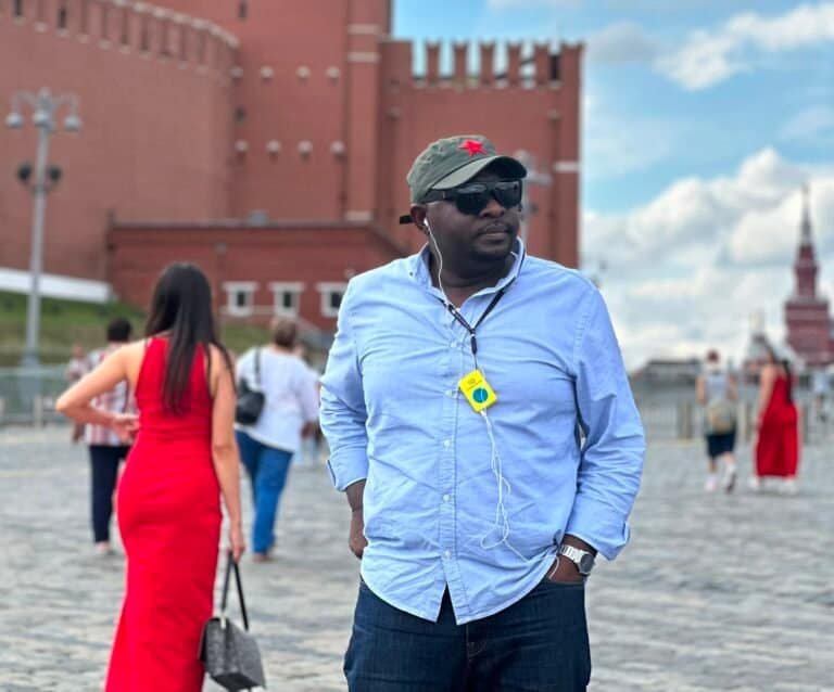 Kalumbu Lumpa at the Kremlin in Moscow, Russia