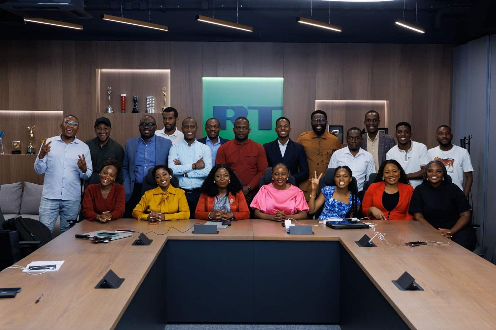 African media delegates at the RT Academy in Russia