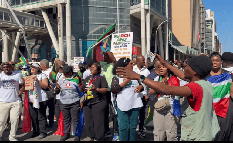 March and March Takes Anti-Illegal Immigration Protest to SADC Summit