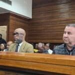Former EMPD Acting Deputy Chief Julius Doctor Mkhwanazi, Vusumuzi “Cat” Matlala and Christ Steyn have appeared in the Germiston Magistrates’ Court over allegations involving the illegal use of municipal vehicles fitted with blue lights and sirens. Photo: X/cbdoilRSA