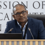 National Coloured Congress (NCC) leader Fadiel Adams at Madlanga Commission