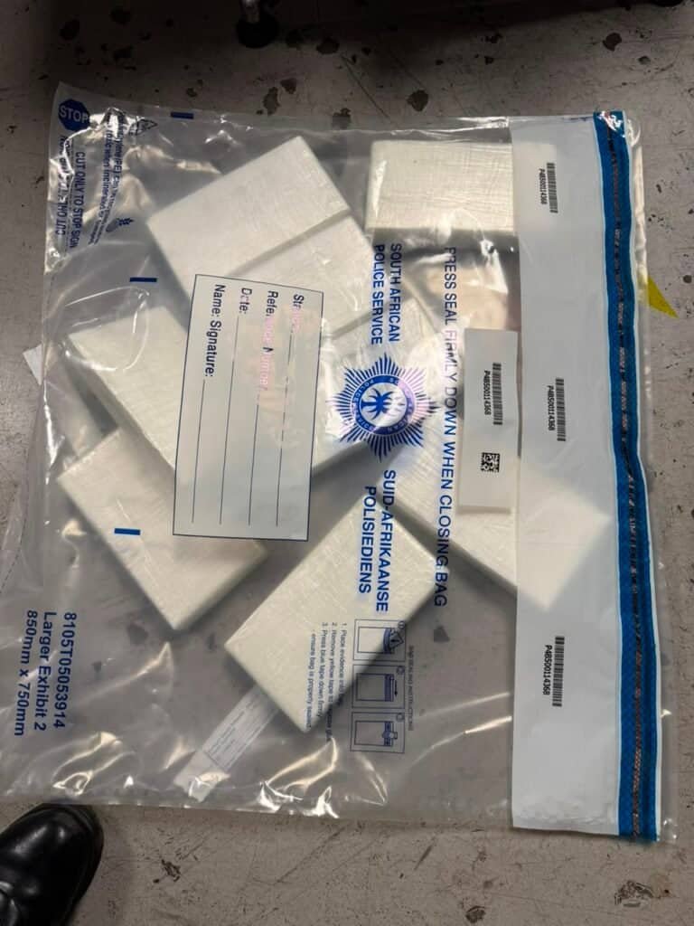Cocaine Worth R200 Million Seized at OR Tambo