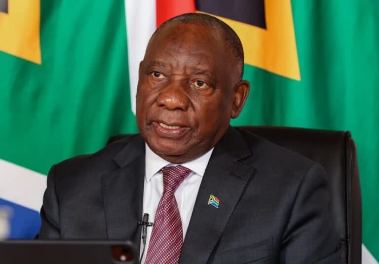 President Cyril Ramaphosa at the sixth Sustainable Infrastructure Development Symposium of South Africa in Cape Town